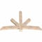 Ekena Millwork Alberta Smooth Timber Gable Bracket, Douglas Fir, 72"W x 48"H x 3 1/2"D x 5 1/2"F, 16/12 Pitch GBW072X48X0406ALB00SDF - alternate 3